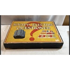 Vintage‎ Knapp Electric Questioner Game  w/ Catalogs